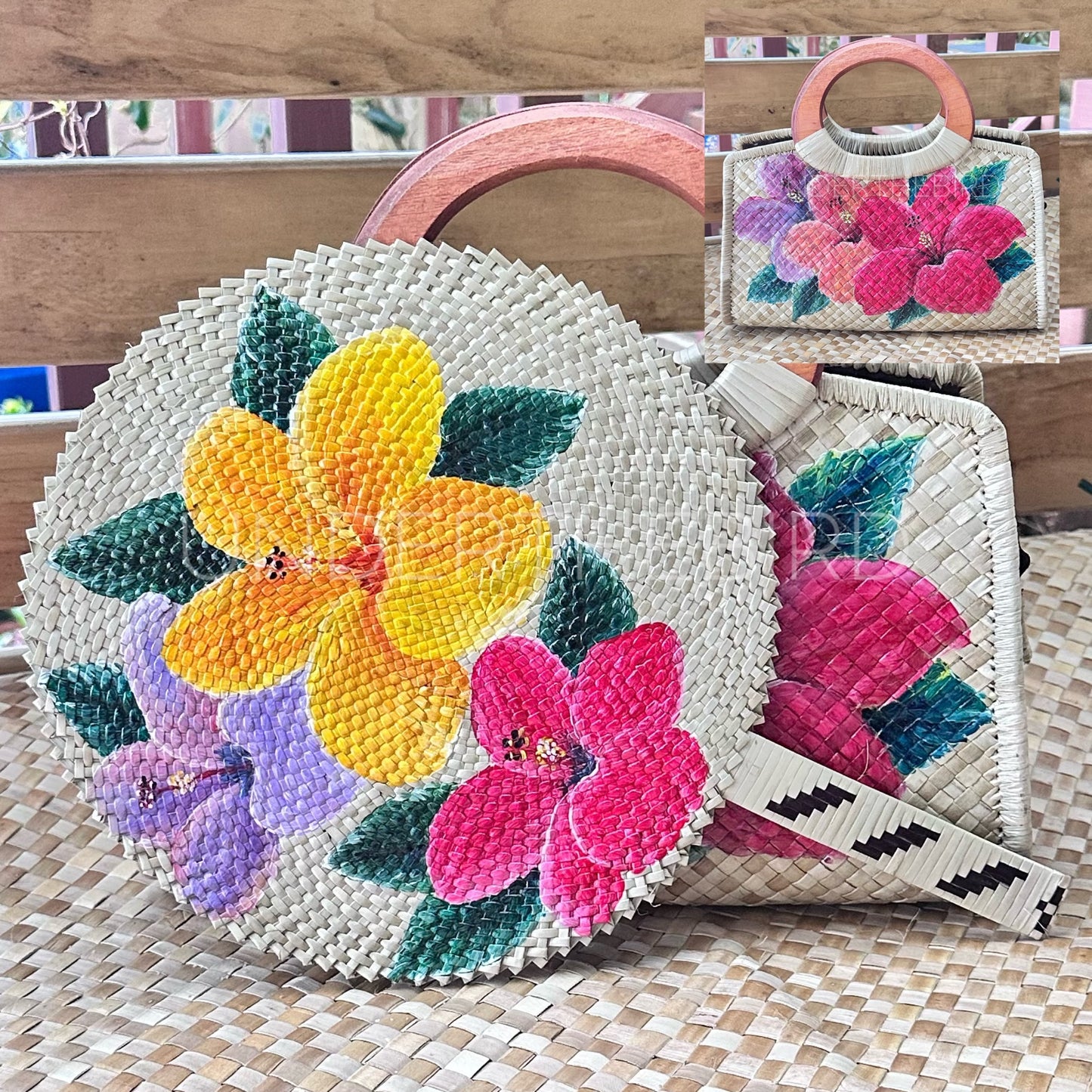 Tuloto Hibiscus Bag & Fan