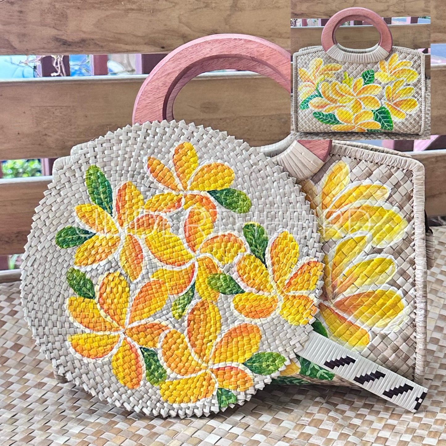 Tuloto Frangipani Bag & Fan