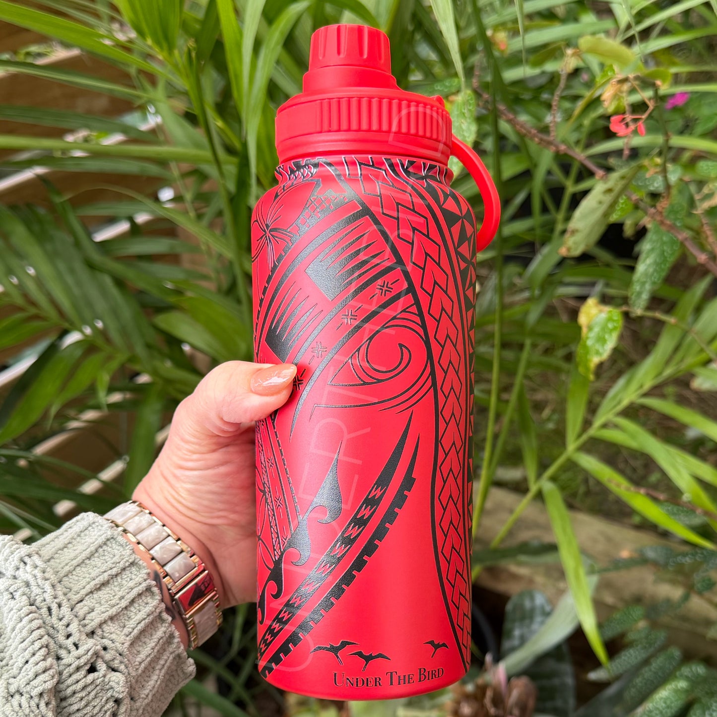 Water Bottle (960ml) - Pasifika Pattern