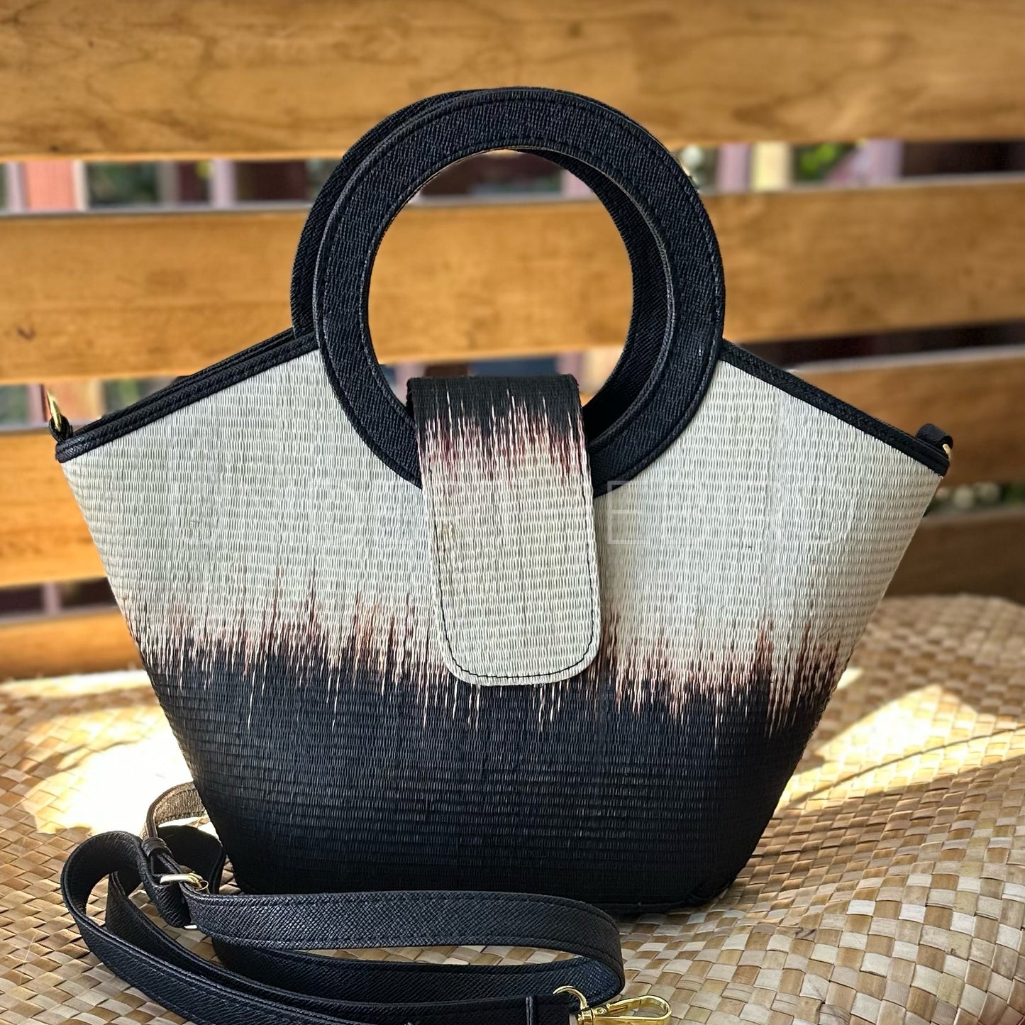 Monika Woven Handbag