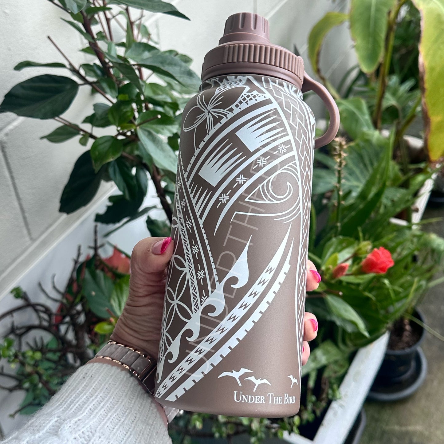 Gym Bottle - Pasifika Pattern 960ml (32oz)