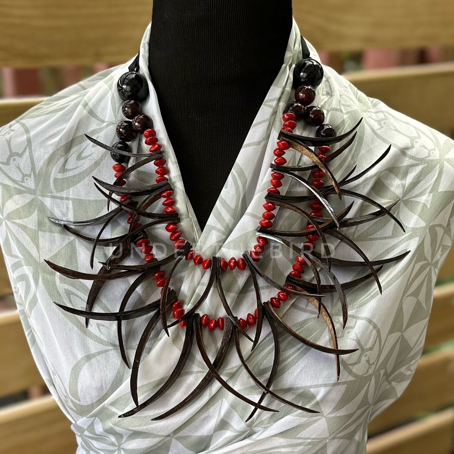 Ladies Necklace - Dbl Ula Lopa/Popo