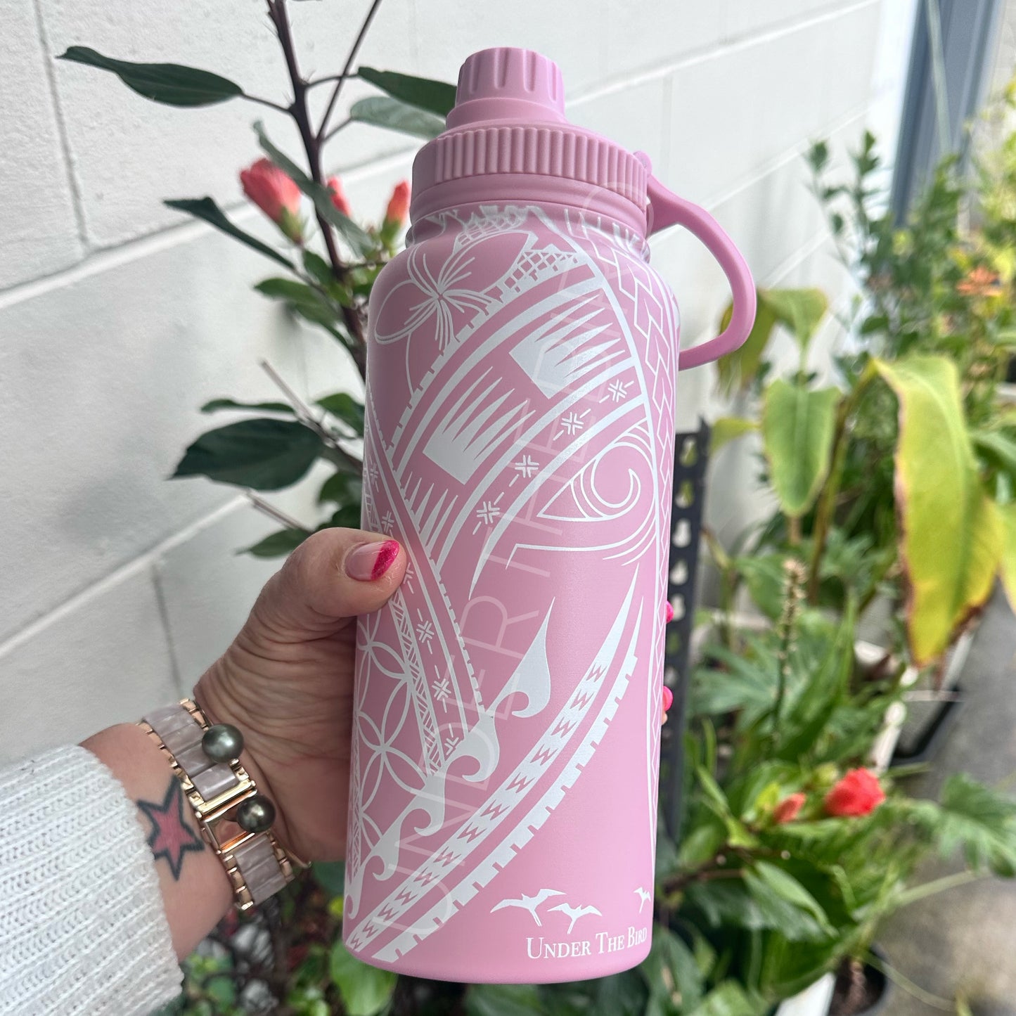 Gym Bottle - Pasifika Pattern 960ml (32oz)