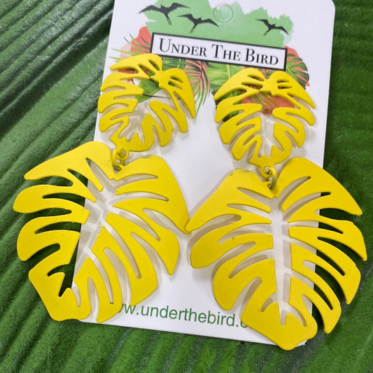 Delilah Monstera Earrings