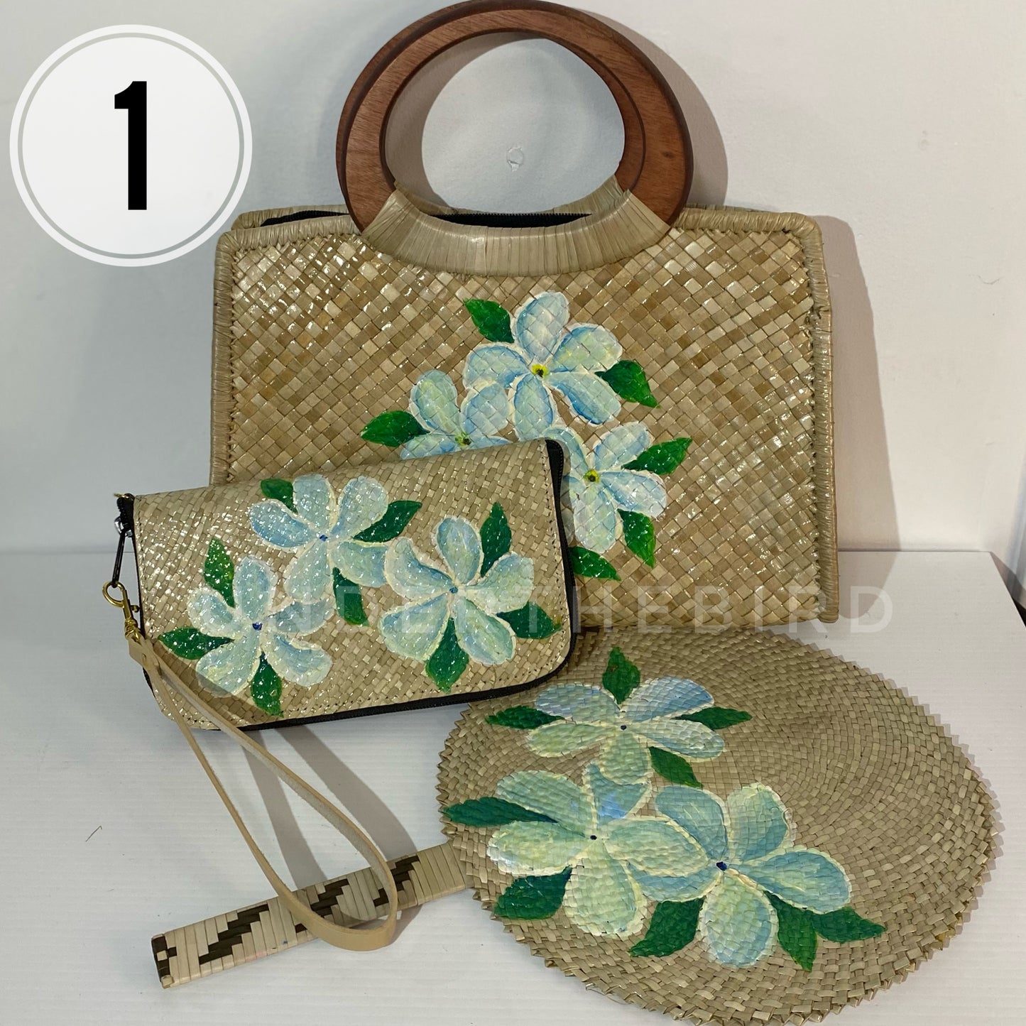 Tuloto Handpainted 3pc Set