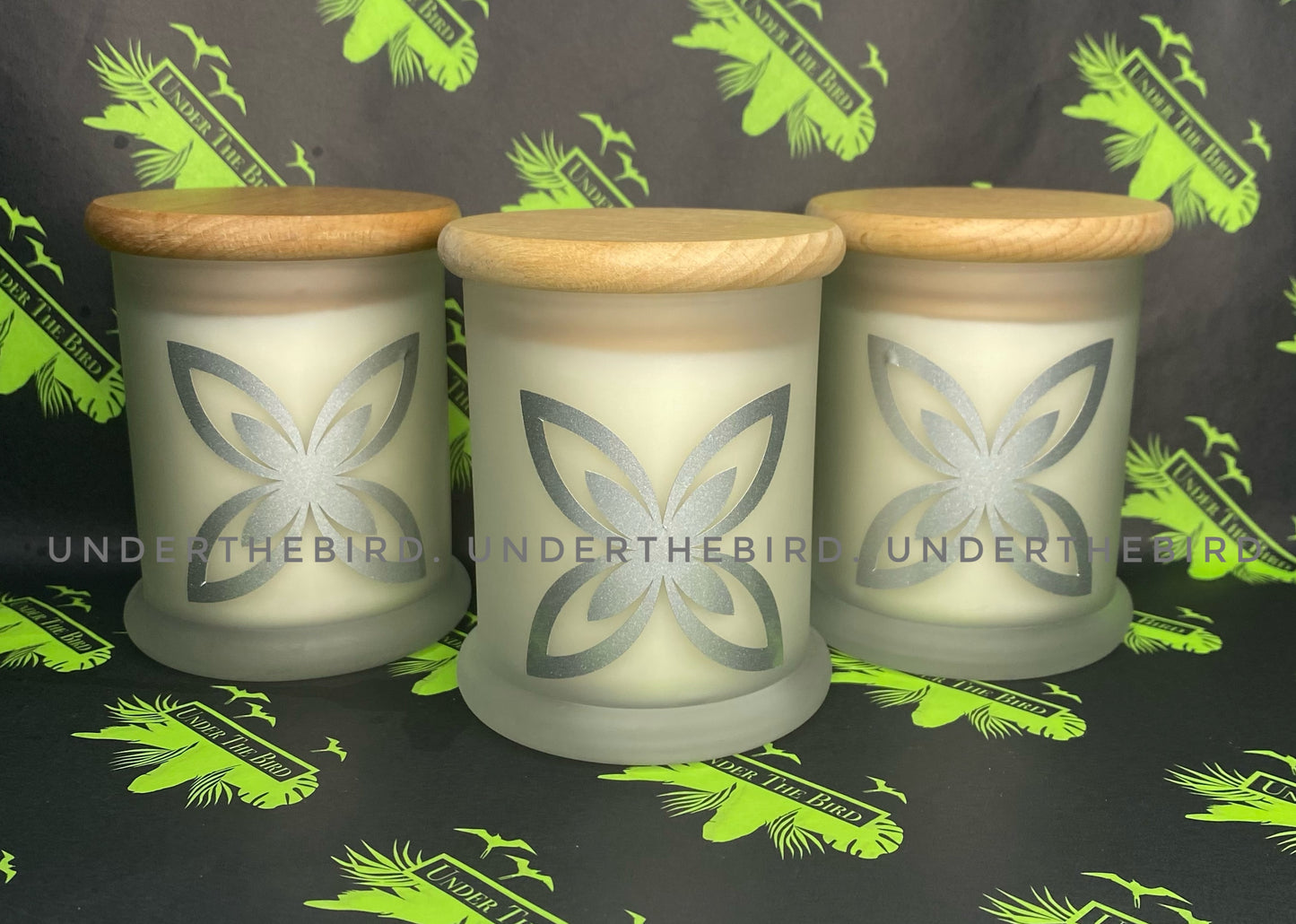 Soy Candle - Pasifika Decal - FROSTED JAR