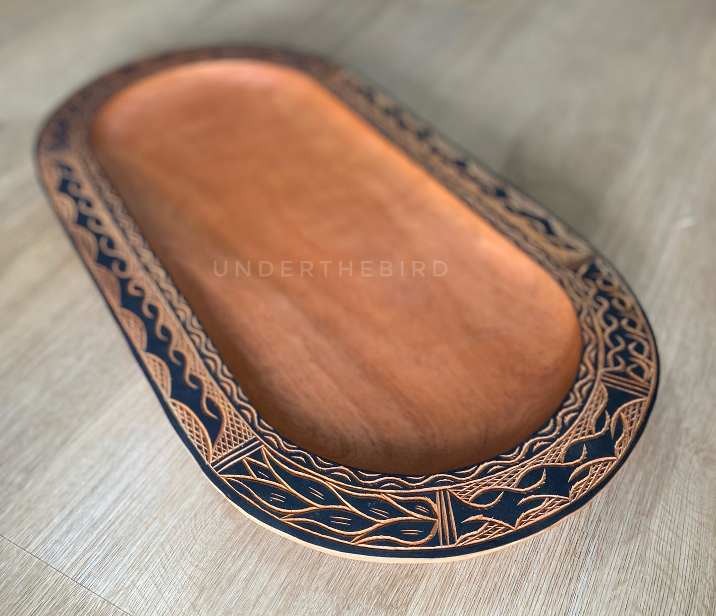 Hand Carved Tray - Samoan