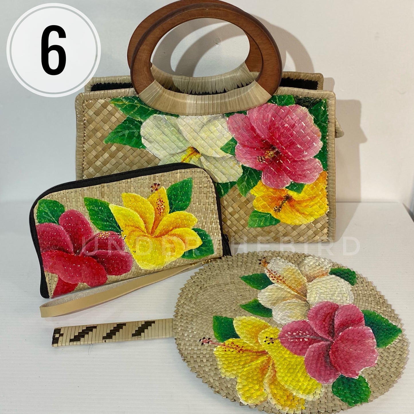 Tuloto Handpainted 3pc Set