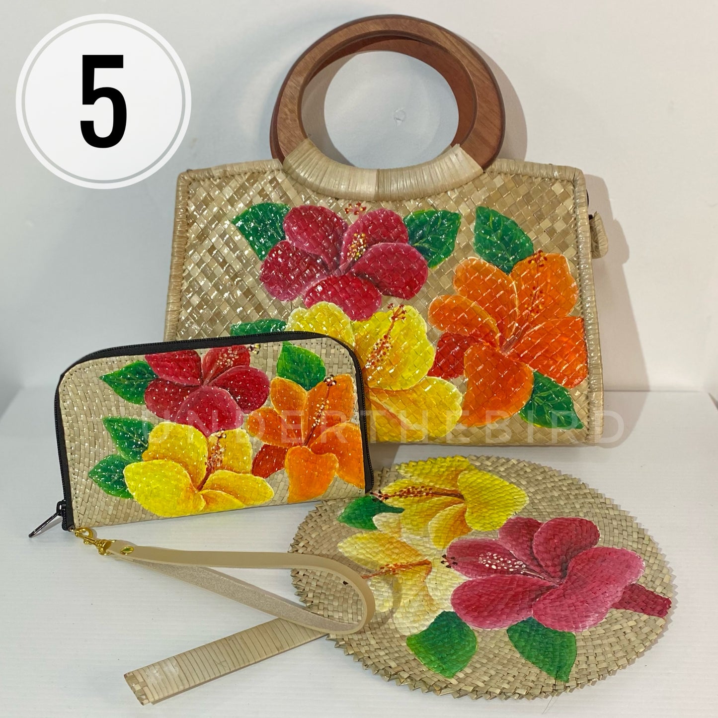 Tuloto Handpainted 3pc Set