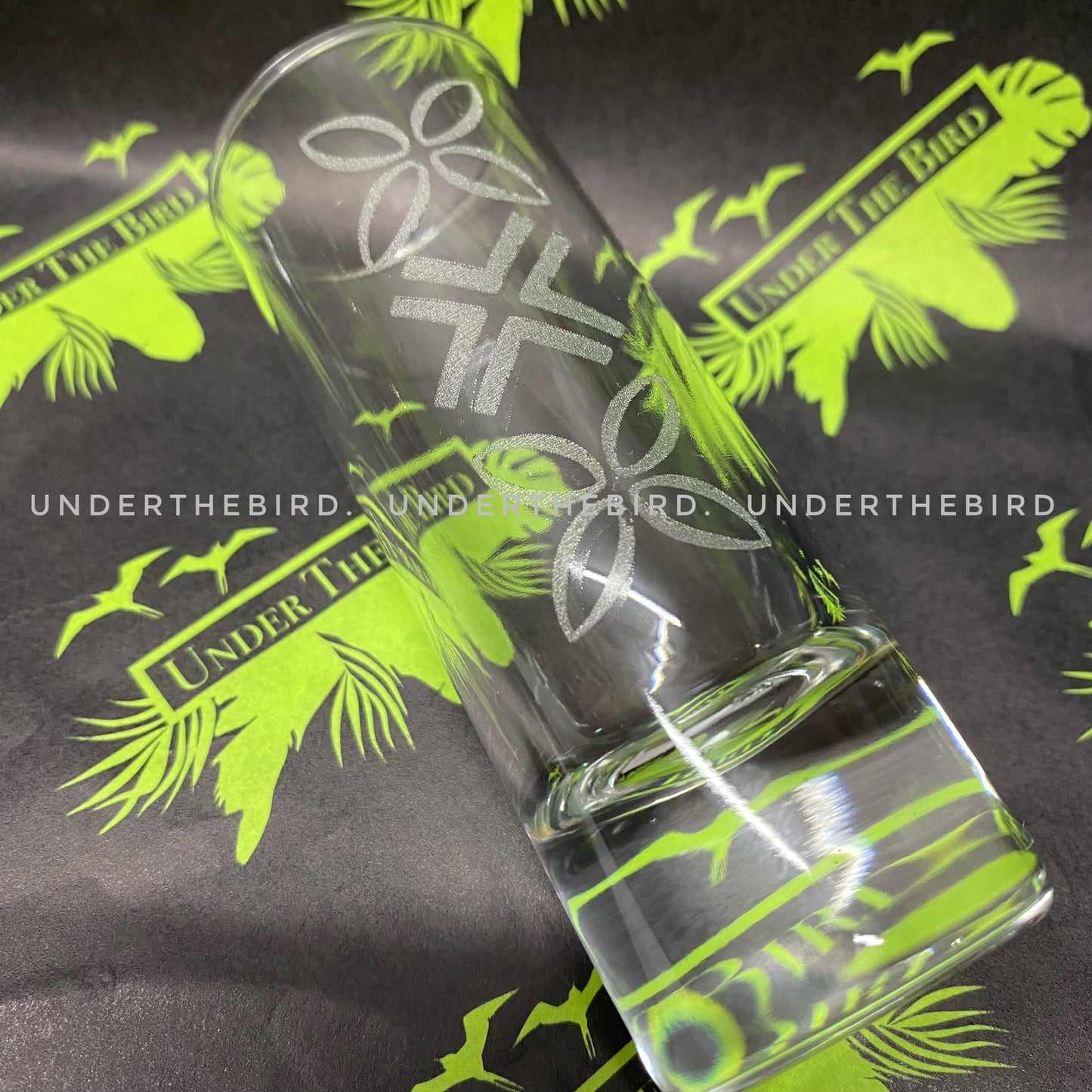Etched Pacific Shot Glasses