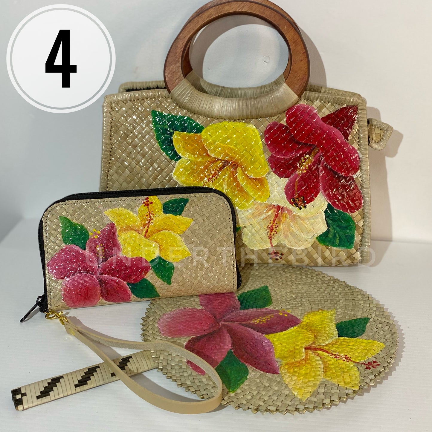Tuloto Handpainted 3pc Set
