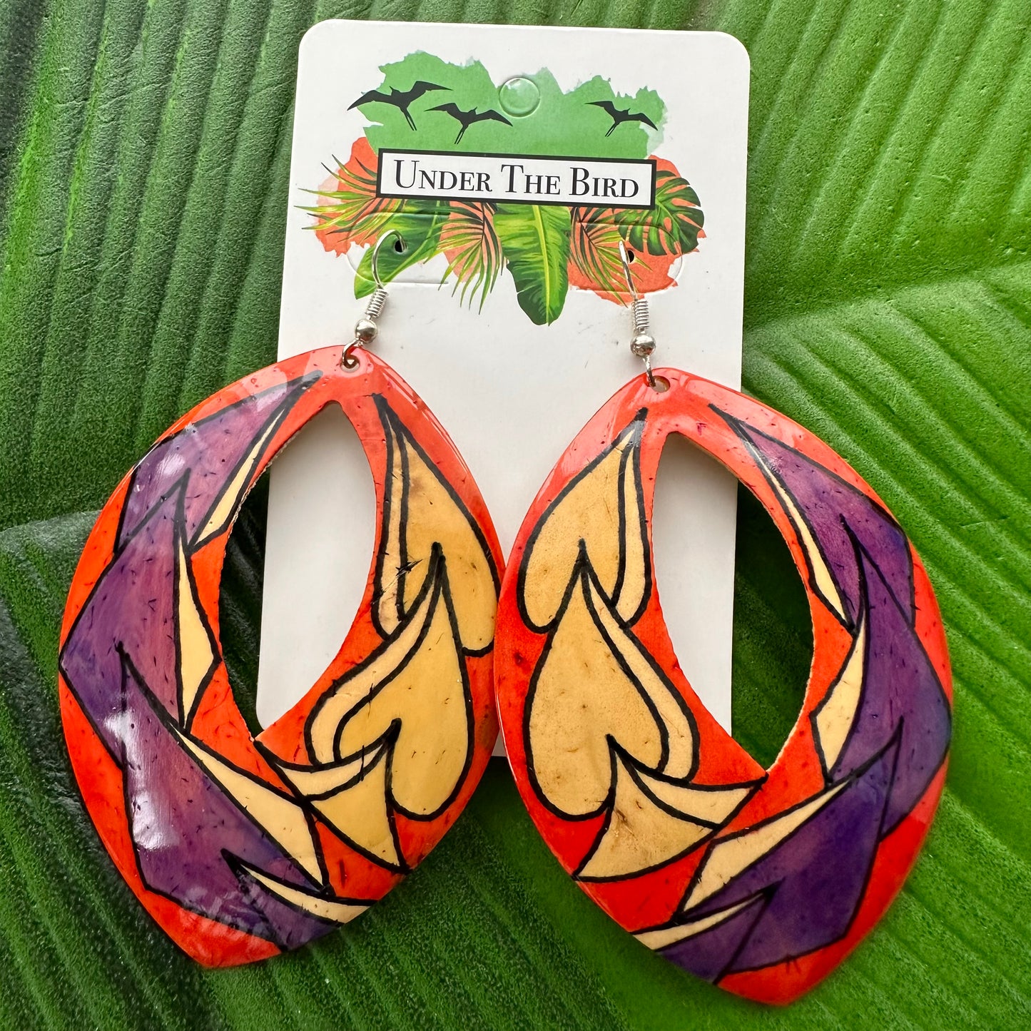 Popo Statement Earrings - Oval