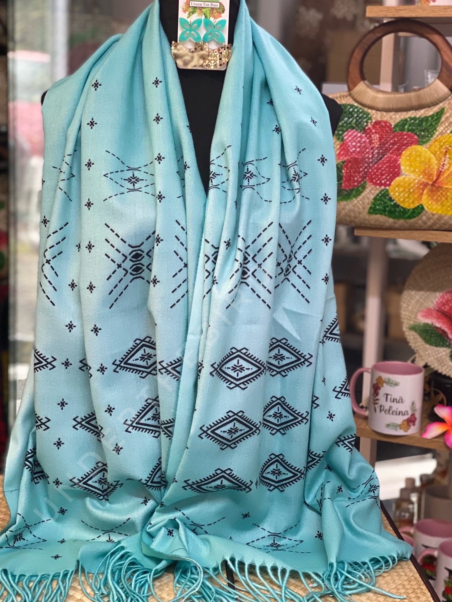 Womens Printed Elei Scarf - Malu