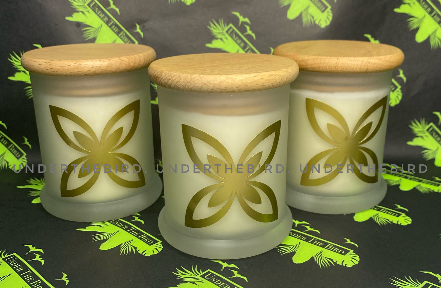 Soy Candle - Pasifika Decal - FROSTED JAR