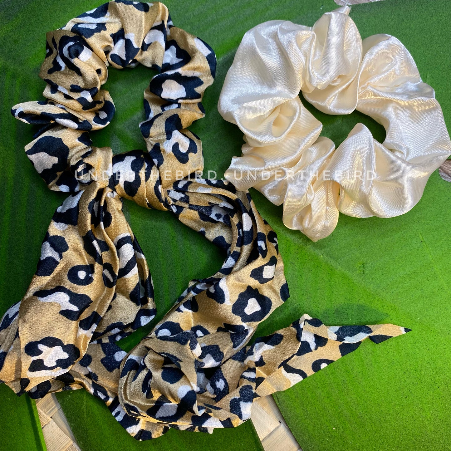 Satin Bow & Scrunchy combo