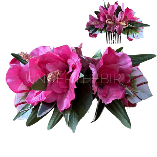 Tiana Floral Comb Selu