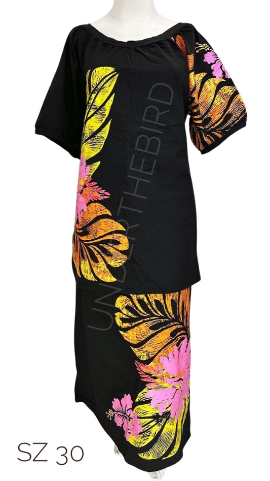 Handprinted Puletasi sz 30