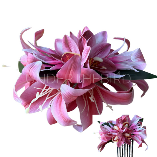 Tiana Floral Comb Selu