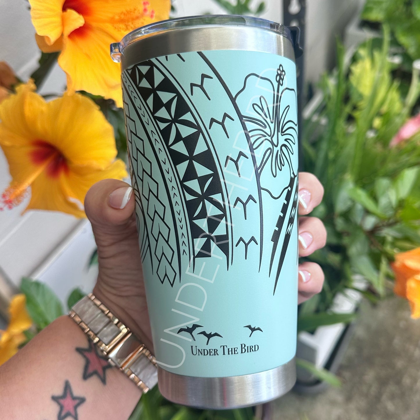Travel Mug - Pacifica Pattern 20oz