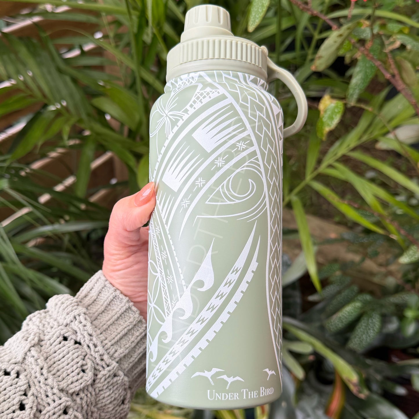 Water Bottle (960ml) - Pasifika Pattern