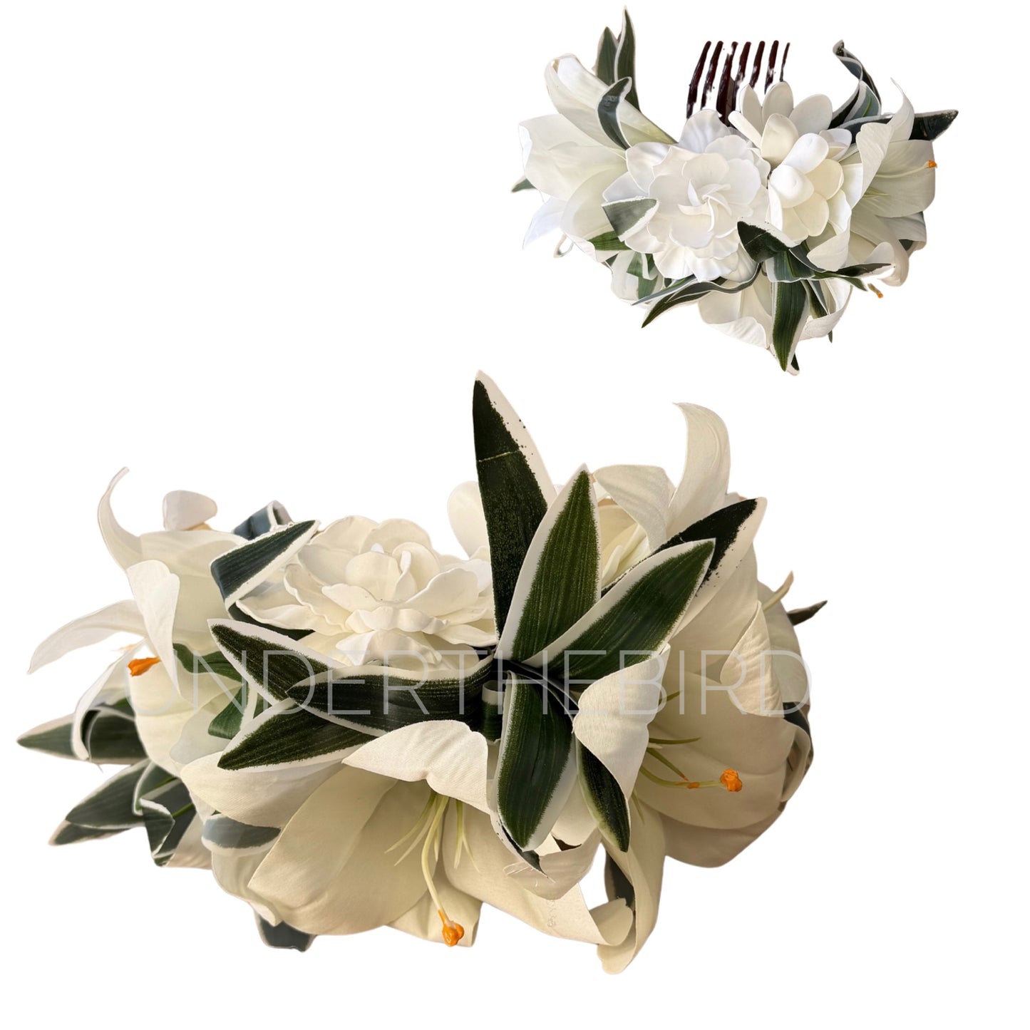 Tiana Floral Comb Selu