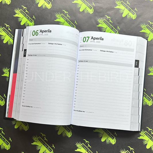 2026 Bilingual Samoa Daily Planner - 2 Sizes