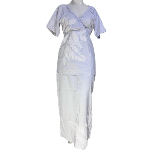 Crossover Handprinted Puletasi sz 20