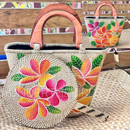 Netina Frangipani Bag & Fan