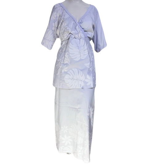 Crossover Handprinted Puletasi sz 28