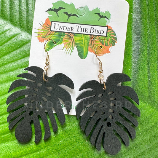 Sofia Monstera Earrings