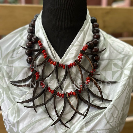 Ladies Necklace - Dbl Ula Lopa/Popo