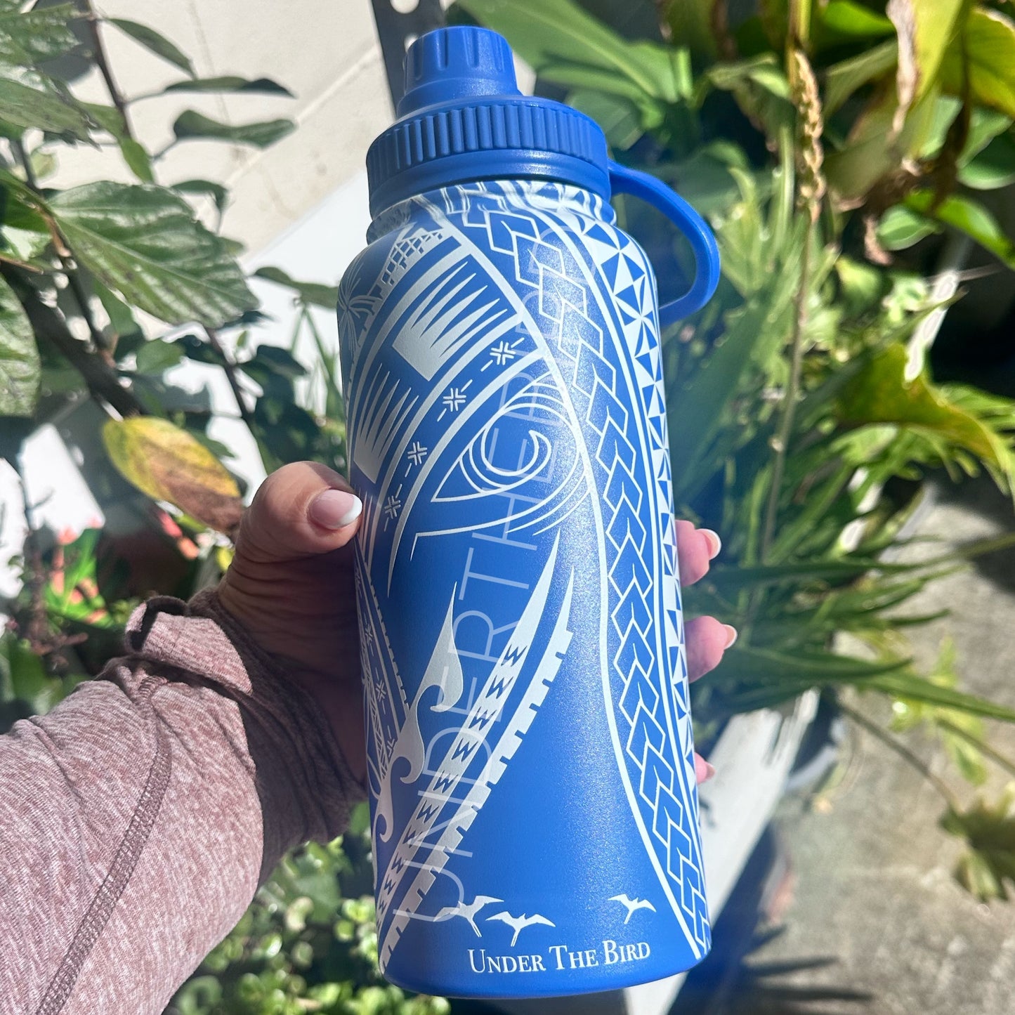 Gym Bottle - Pasifika Pattern 960ml (32oz)