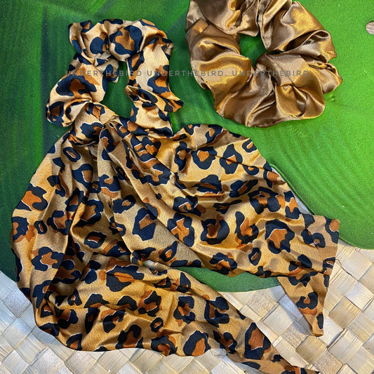 Satin Bow & Scrunchy combo