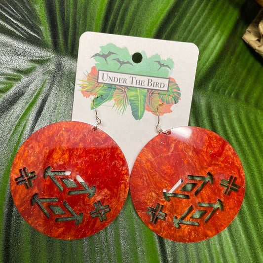 Talaleu Round Statement Earrings