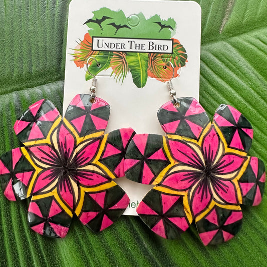 Popo Statement Earrings - Mixed