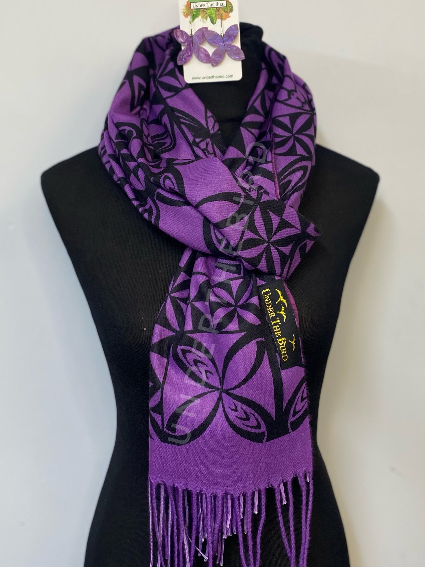 Womens Printed Elei Scarf - Manulua