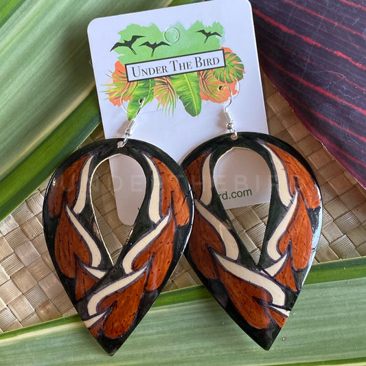 Popo Statement Earrings - Oval