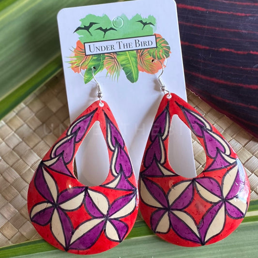 Popo Statement Earrings - Oval
